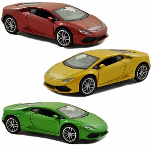 Модель машины Lamborghini Huracan, 1:34-39 LP 610-4 (Welly, 43694)